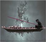 FSD30716 Vapors of River Styx Grim Reaper Incense Burner